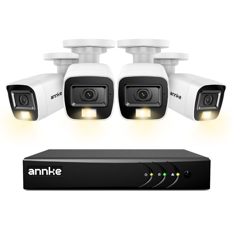 SimpluAcasa™ Sistem performant de supraveghere video DW81KN+CR1CV*4 4 camere tip Bullet — Control și Siguranță Zi de Zi