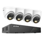 SimpluAcasa™ Sistem performant de supraveghere video N98PBL+I51EM*4 4 camere tip Turret — Control și Siguranță Zi de Zi