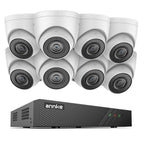 SimpluAcasa™ Sistem performant de supraveghere video N98PBL+I51DS*8 8 camere tip Turret — Control și Siguranță Zi de Zi
