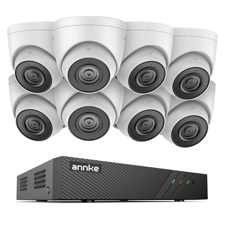 SimpluAcasa™ Sistem performant de supraveghere video N98PBL+I51DS*8 8 camere tip Turret — Control și Siguranță Zi de Zi