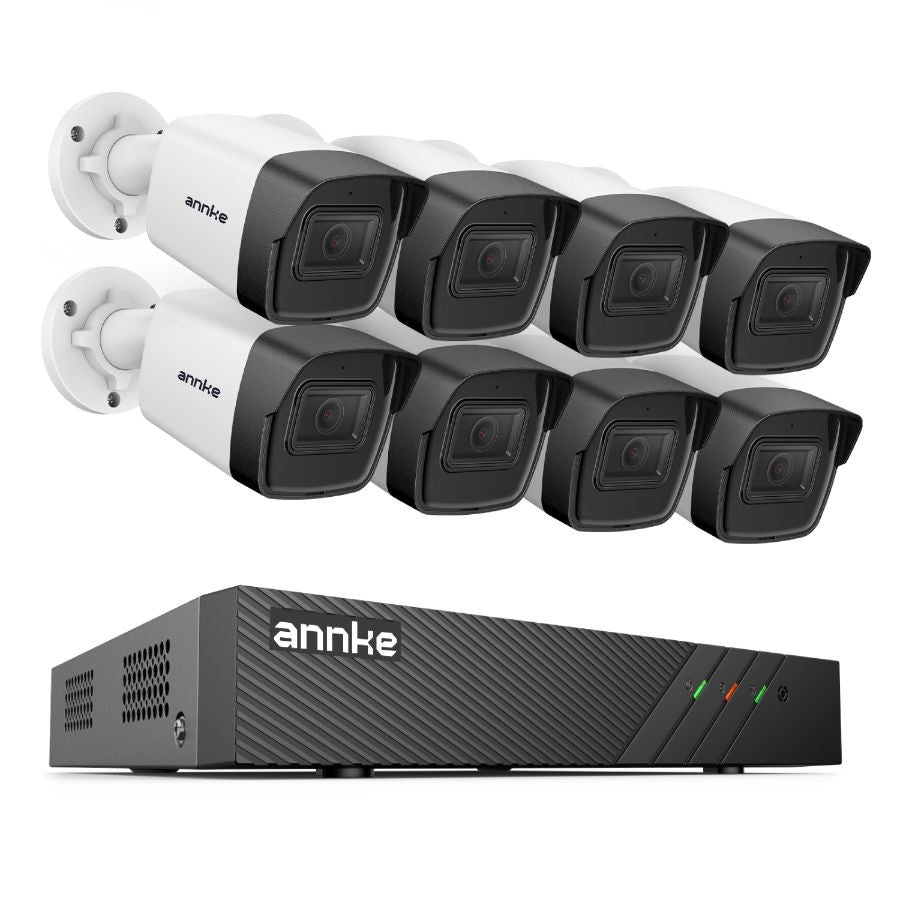 SimpluAcasa™ Sistem performant de supraveghere video N98PBL+I51DL*8 8 camere tip Bullet — Control și Siguranță Zi de Zi Imagine principală a produsului