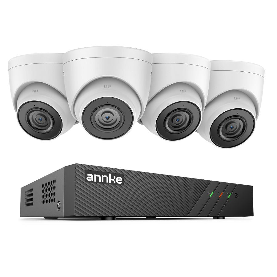 SimpluAcasa™ Sistem performant de supraveghere video N98PBL+I51DS*4 4 camere tip Turret — Control și Siguranță Zi de Zi