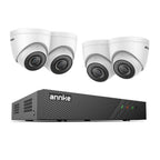 SimpluAcasa™ Sistem performant de supraveghere video N98PBL+I51DS*4 4 camere tip Turret — Control și Siguranță Zi de Zi