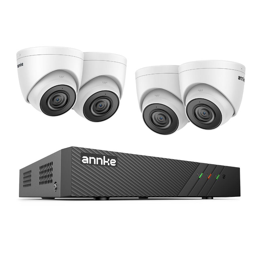 SimpluAcasa™ Sistem performant de supraveghere video N98PBL+I51DS*4 4 camere tip Turret — Control și Siguranță Zi de Zi