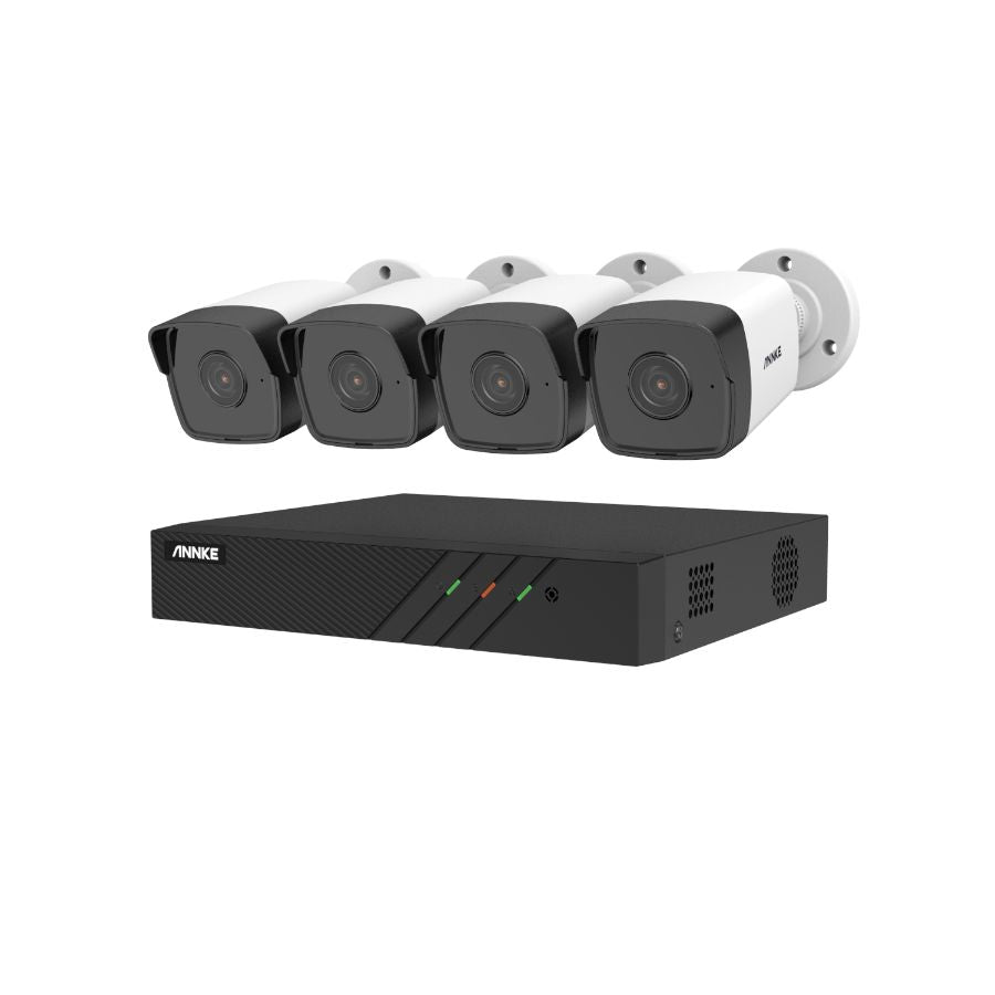 SimpluAcasa™ Sistem performant de supraveghere video N98BPL+I51DL*4 4 camere tip Bullet — Control și Siguranță Zi de Zi