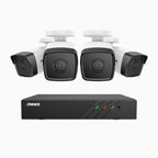 SimpluAcasa™ Sistem performant de supraveghere video N98BPL+I51DL*4 4 camere tip Bullet — Control și Siguranță Zi de Zi