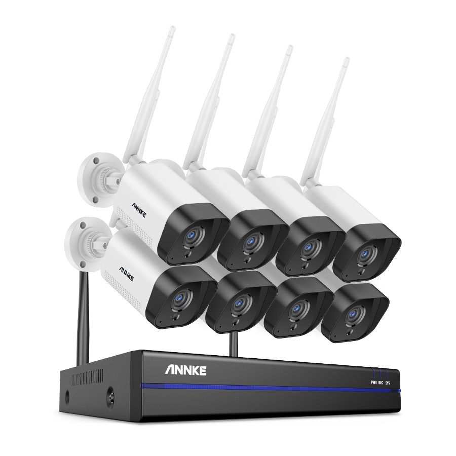 SimpluAcasa™ Sistem performant de supraveghere video WiFi N48WHR+I71GK*8 8 camere tip — Control și Siguranță Zi de Zi Imagine principală a produsului