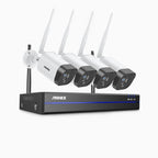 SimpluAcasa™ Sistem performant de supraveghere video WiFi N48WHR+I71GK*4 4 camere tip — Control și Siguranță Zi de Zi