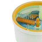 SimpluAcasa™ Set mop rotativ 360° cu galeata centrifuga — Confort Practic Pentru Casa Ta