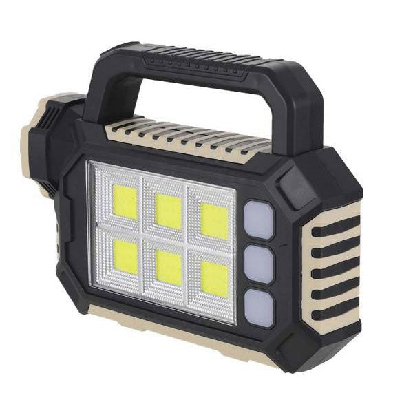 Lanterna cu lampa solara 6 LED COB, 1200 mAh, USB Imagine principală a produsului
