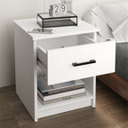 SimpluAcasa™ Noptiera cu sertar clasica noptiera dormitor 40 x 45 cm — Confort Practic Pentru Casa Ta