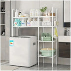 SimpluAcasa™ Raft Depozitare Masina Spalat sau Toaleta 138x106x25cm Metal — Confort Practic Pentru Casa Ta