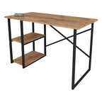 SimpluAcasa™ Birou cu 2 rafturi laterale birou 120 x 60 cm — Confort Practic Pentru Casa Ta