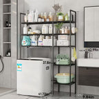 SimpluAcasa™ Raft Depozitare Masina Spalat sau Toaleta 138x106x25cm Metal — Confort Practic Pentru Casa Ta