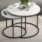 SimpluAcasa™ Set 2 masute Hilal Zigon masute cafea 60 x 50 — Confort Practic Pentru Casa Ta