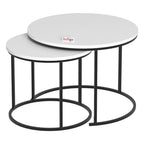 SimpluAcasa™ Set 2 masute Hilal Zigon masute cafea 60 x 50 — Confort Practic Pentru Casa Ta