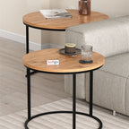 SimpluAcasa™ Set 2 masute Hilal Zigon masute cafea 60 x 50 — Confort Practic Pentru Casa Ta