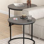 SimpluAcasa™ Set 2 masute Hilal Zigon masute cafea 60 x 50 — Confort Practic Pentru Casa Ta