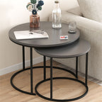 SimpluAcasa™ Set 2 masute Hilal Zigon masute cafea 60 x 50 — Confort Practic Pentru Casa Ta