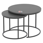 SimpluAcasa™ Set 2 masute Hilal Zigon masute cafea 60 x 50 — Confort Practic Pentru Casa Ta