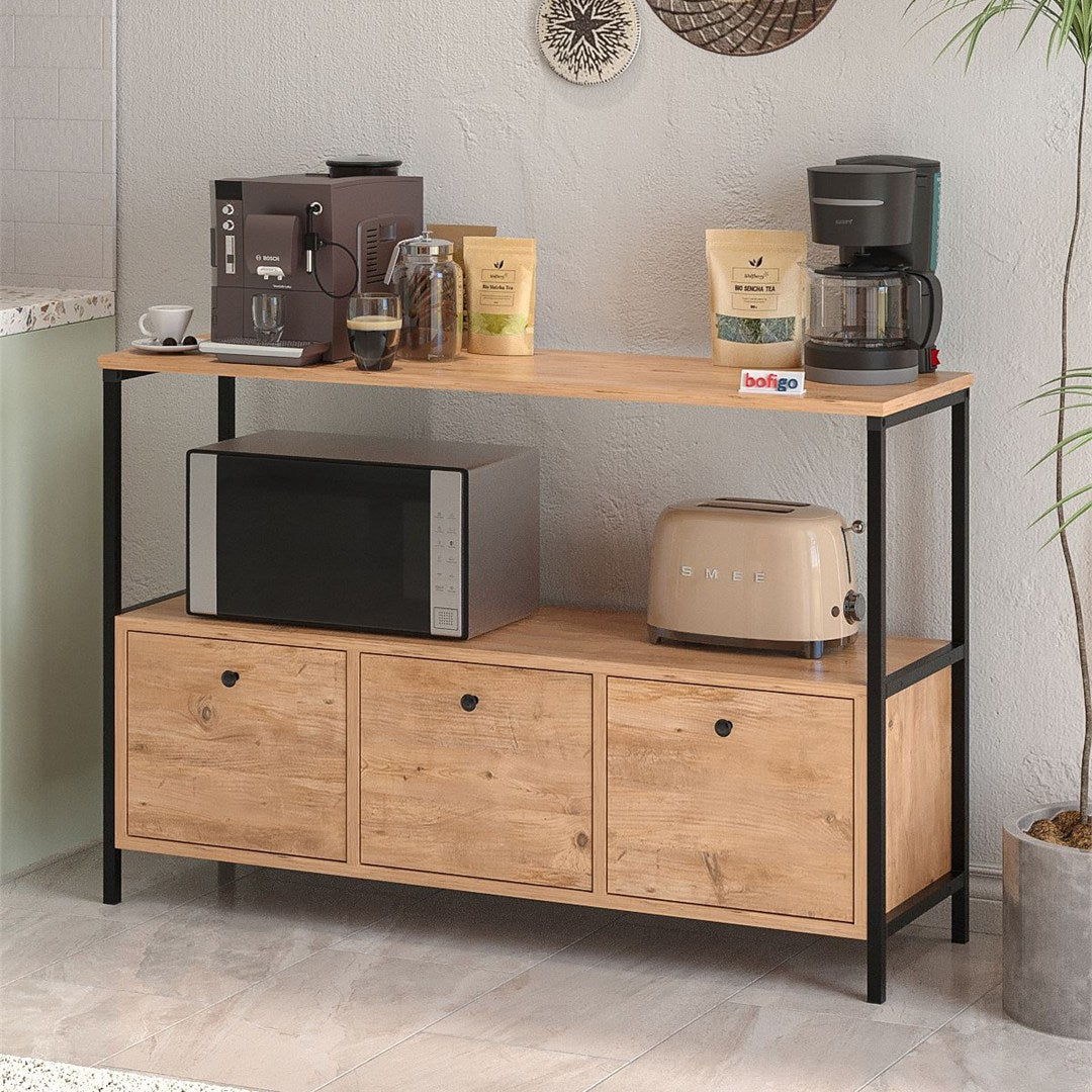 SimpluAcasa™ Consola cu usa rabatabila masa hol 100 x 80 cm — Confort Practic Pentru Casa Ta