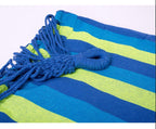 SimpluAcasa™ RESIGILAT - Hamac multicolor din bumbac pentru curte sau gradina — Mai Mult Confort Oriunde