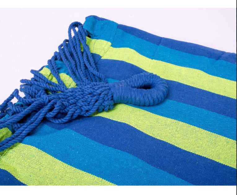 SimpluAcasa™ RESIGILAT - Hamac multicolor din bumbac pentru curte sau gradina — Mai Mult Confort Oriunde