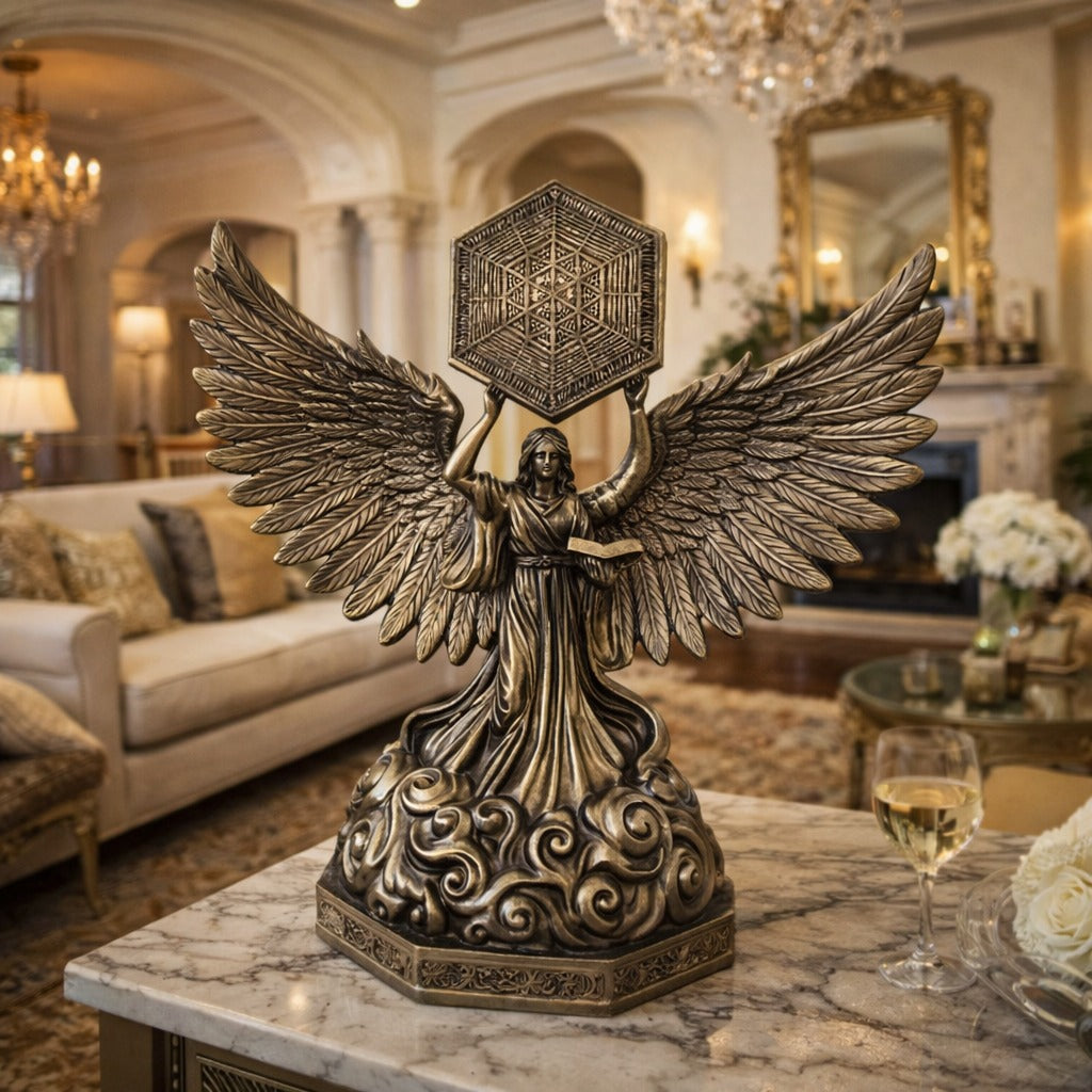 SimpluAcasa™ decorativa Arhanghel Metatron 26x30 cm inger protector decor spiritual — Confort Practic Pentru Casa Ta Imagine secundară a produsului