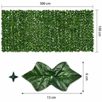 SimpluAcasa™ Panou Gard Artificial cu Frunze Ivy 3m x 1m — Lucrări Mai Simple și Eficiente