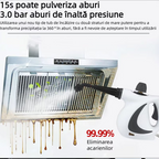 SimpluAcasa™ Aparat de Curatat cu Abur 1050W — Confort Practic Pentru Casa Ta