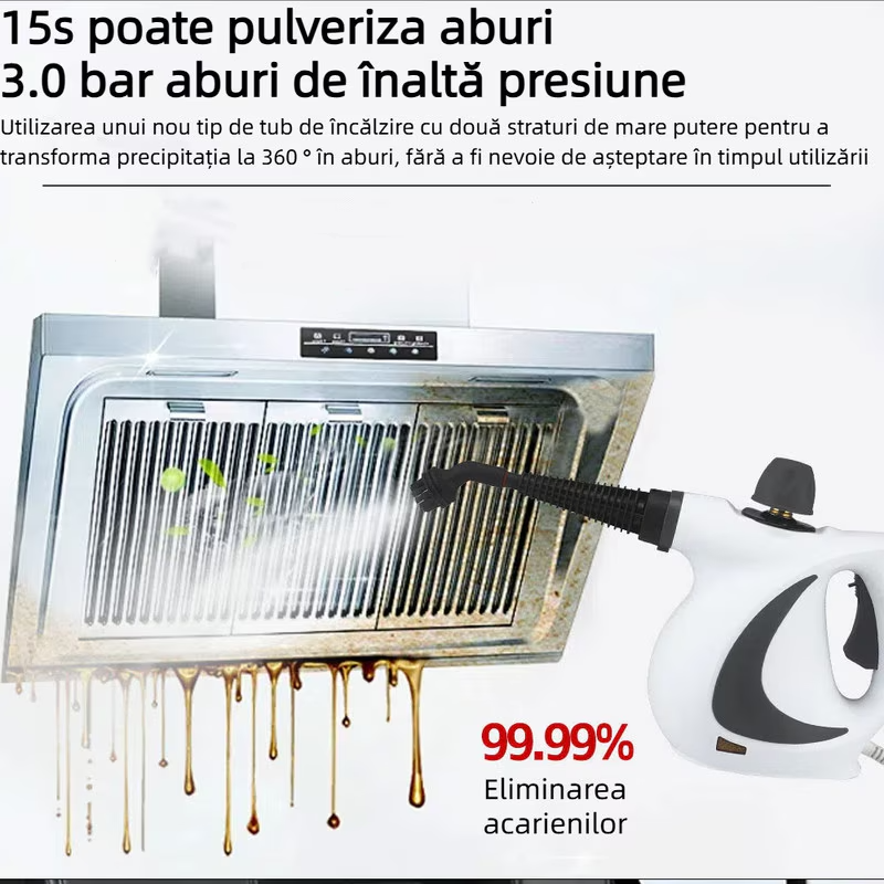 SimpluAcasa™ Aparat de Curatat cu Abur 1050W — Confort Practic Pentru Casa Ta