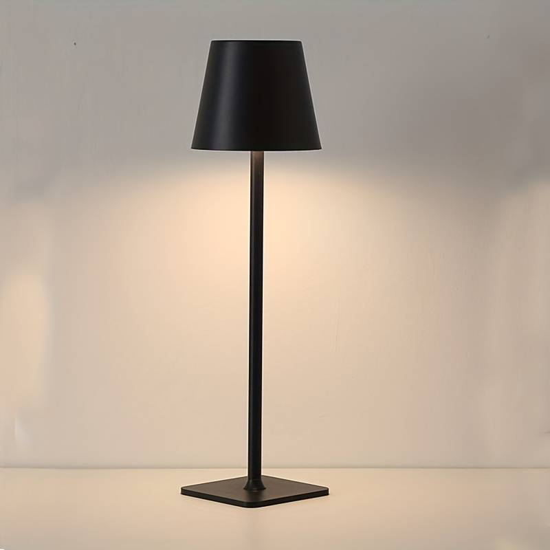 Lampa de masa wireless, metalica, cu touch, reincarcabila USB-C, 3 moduri iluminare, 3.5W Imagine principală a produsului