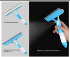 SimpluAcasa™ Racleta geamuri 3-în-1 cu pulverizator — Confort Practic Pentru Casa Ta