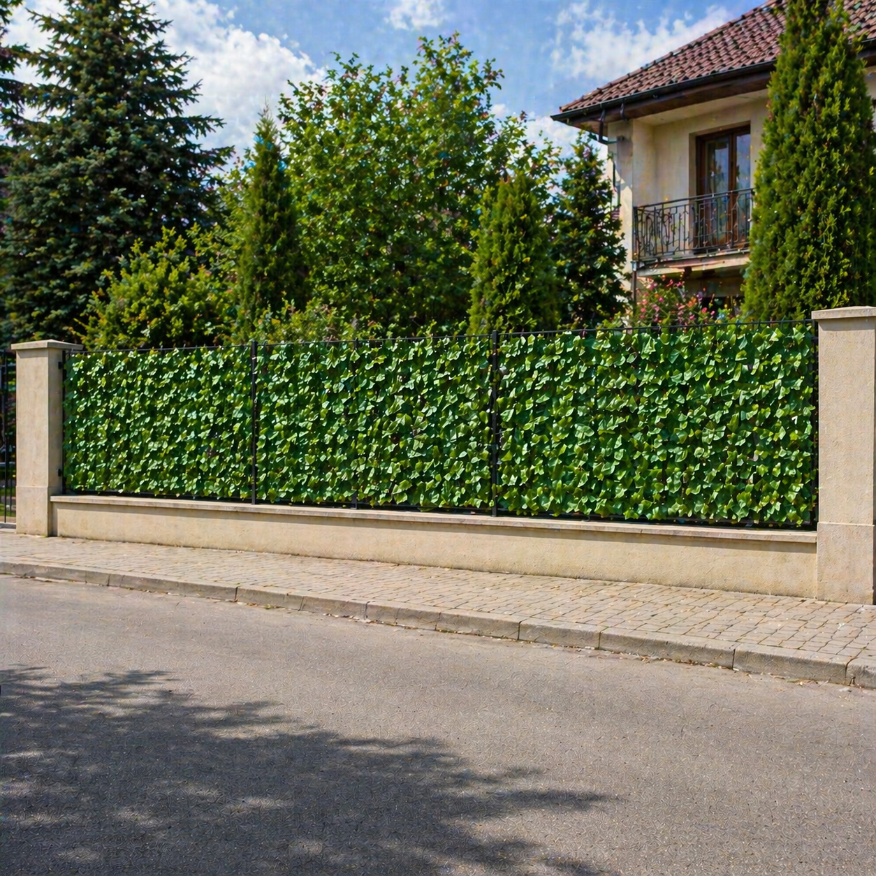 SimpluAcasa™ Panou Gard Artificial cu Frunze Ivy 3m x 1m — Lucrări Mai Simple și Eficiente
