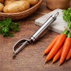 SimpluAcasa™ Taietor inox pentru legume si fructe otel inoxidabil — Mai Mult Confort în Bucătărie