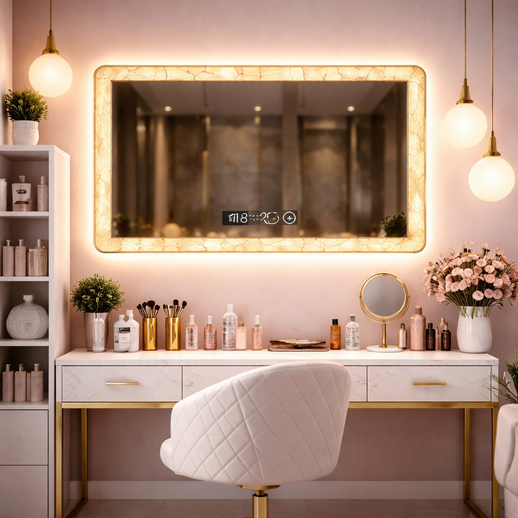 SimpluAcasa™ Oglinda LED 60 x 80 cm 60 x 80 cm — Confort Practic Pentru Casa Ta
