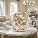 SimpluAcasa™ decorativa scena Nasterea Domnului cu inger decor religios elegant 23 — Confort Practic Pentru Casa Ta