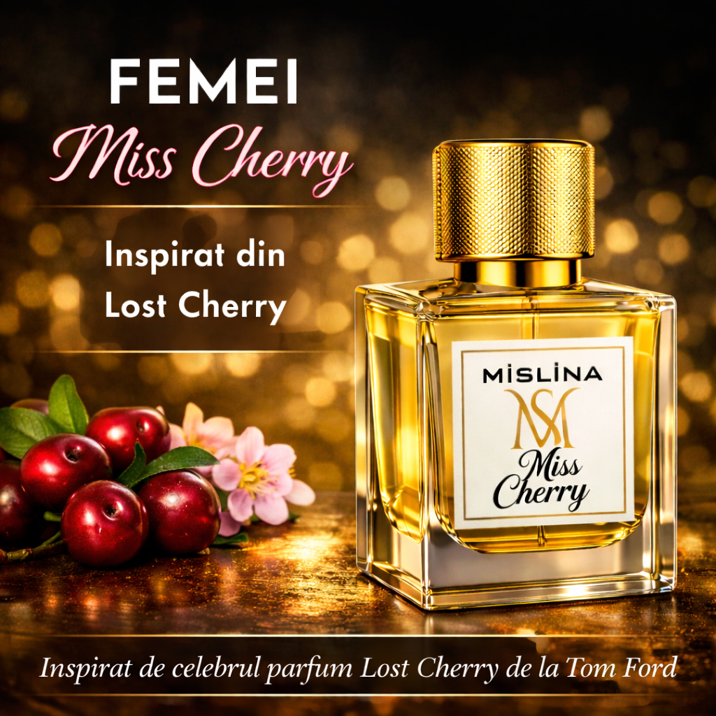 Parfum Damă Miss Cherry Mislina 50ml – Inspirat din Lost Cherry, Floral Fructat, M085