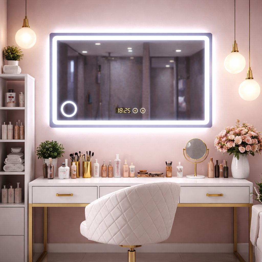 SimpluAcasa™ RESIGILAT - Oglinda LED premium — Confort Practic Pentru Casa Ta