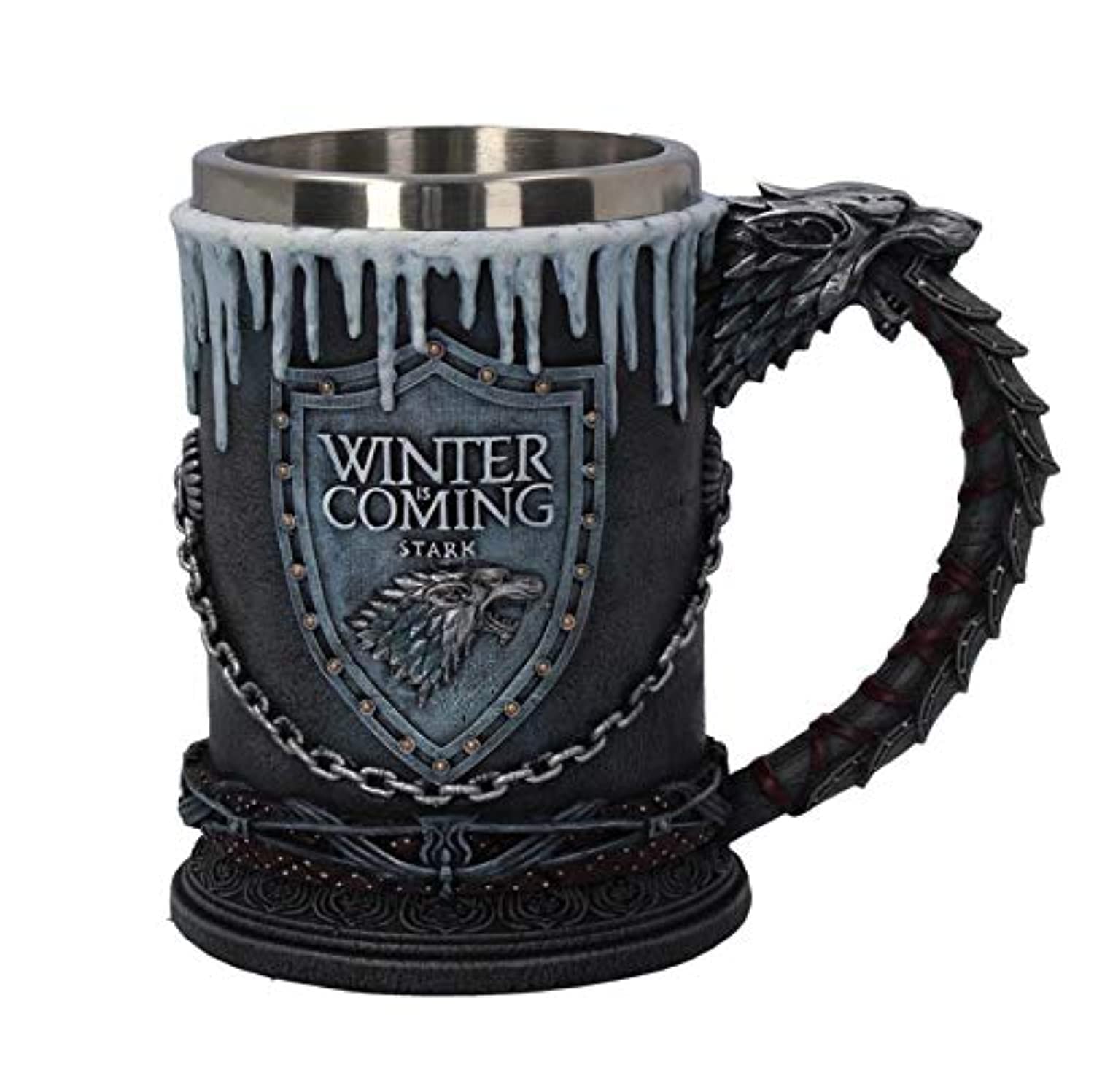 SimpluAcasa™ Halba de bere medievala 600 ml Winter is Coming — Mai Mult Confort Oriunde