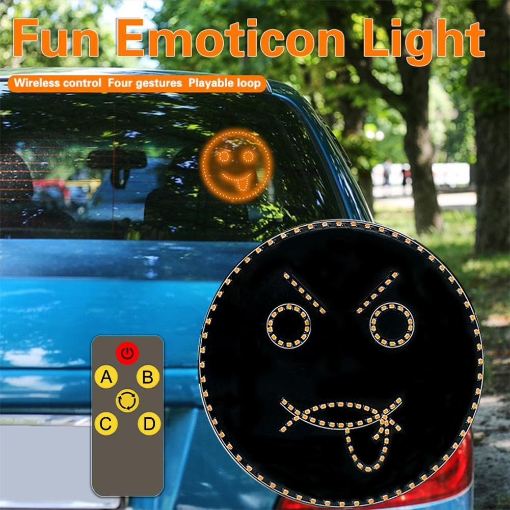 Lampa iluminata led cu gesturi, autocolant iluminat pentru luneta masinii Imagine principală a produsului