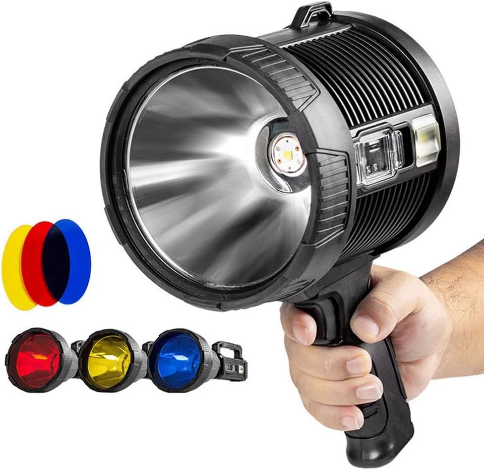 Lanterna solara Led, portabila, 6 moduri de lumina, 3 filtre de culoare Imagine principală a produsului
