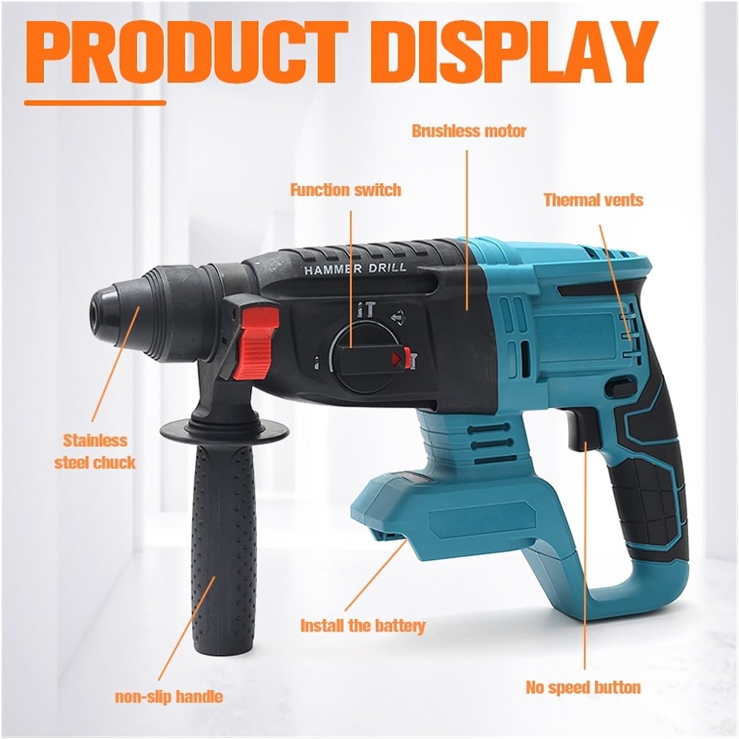 SimpluAcasa™ RESIGILAT - Bormasina cu percutie fara fir 1850W — Lucrări Mai Simple și Eficiente