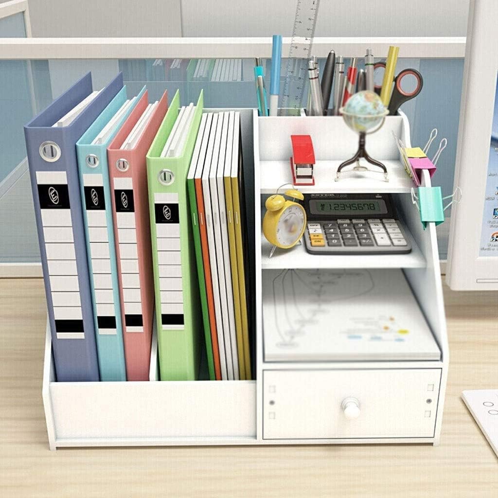 SimpluAcasa™ Organizator birou multifunctional cu sertar 34 x 28 x 24 — Confort Practic Pentru Casa Ta