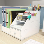 SimpluAcasa™ Organizator birou multifunctional cu sertar 34 x 28 x 24 — Confort Practic Pentru Casa Ta
