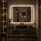 SimpluAcasa™ Oglinda LED Premium 80x60 cu Touch Antiaburire si Iluminare LED — Confort Practic Pentru Casa Ta