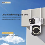 SimpluAcasa™ Camera supraveghere WiFi dual-lens 6MP cu vedere panoramica 360° — Control și Siguranță Zi de Zi