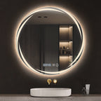 SimpluAcasa™ Oglinda LED Rotunda 80 cm cu Touch — Confort Practic Pentru Casa Ta