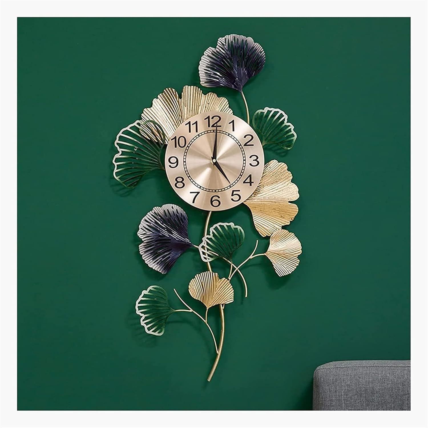 SimpluAcasa™ Ceas de perete decorativ 76 x 42 cm – design — Confort Practic Pentru Casa Ta