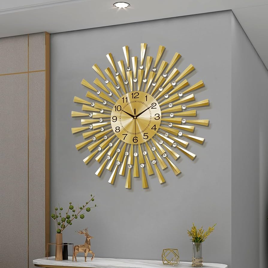 SimpluAcasa™ RESIGILAT - Ceas de perete modern 60 cm — Confort Practic Pentru Casa Ta